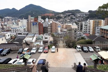 A view from the top. As can be seen, Nagasaki is quite hilly but of course, that is part of the city's charm and appeal.