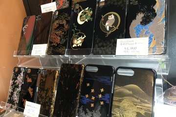 Modern uses for lacquerware - as phone cases!