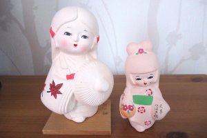 Куклы хаката, привезённые из Токио 28 лет назад