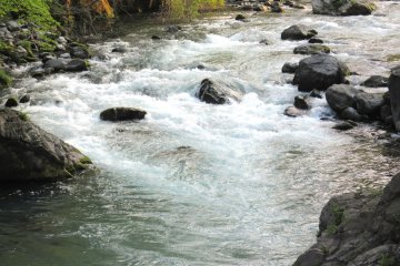 A mountain river in Nikko