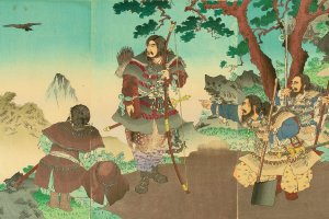 安達吟光（1891年）《神武天皇東征》大判錦繪