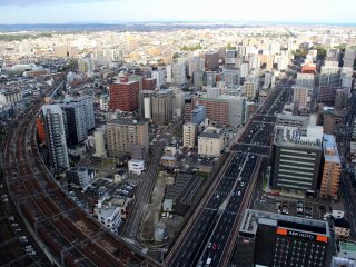 The view of west Sendai