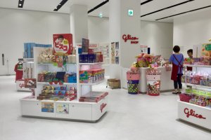 The Glico showroom stocks specialty and regional sweets