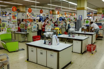 Co-Op checkout counters
