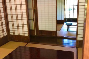 Interior de una de las tantas residencias históricas tradicionales japonesas que se pueden ver