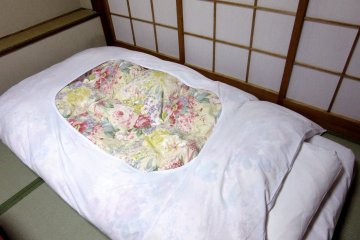 Fresh futon in a ryokan