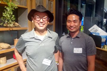 Left to right: Mike Kato, Hodaka Kokeguchi