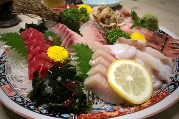 Best plate of Sashimi in Yukiguni