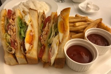 The Westin Club sandwich room service