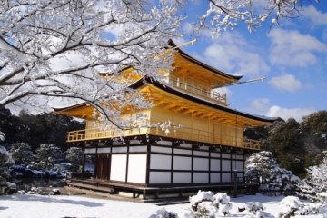 雪粧金閣寺