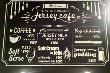 Dairy based drinks and coffee either black or cafe au lait