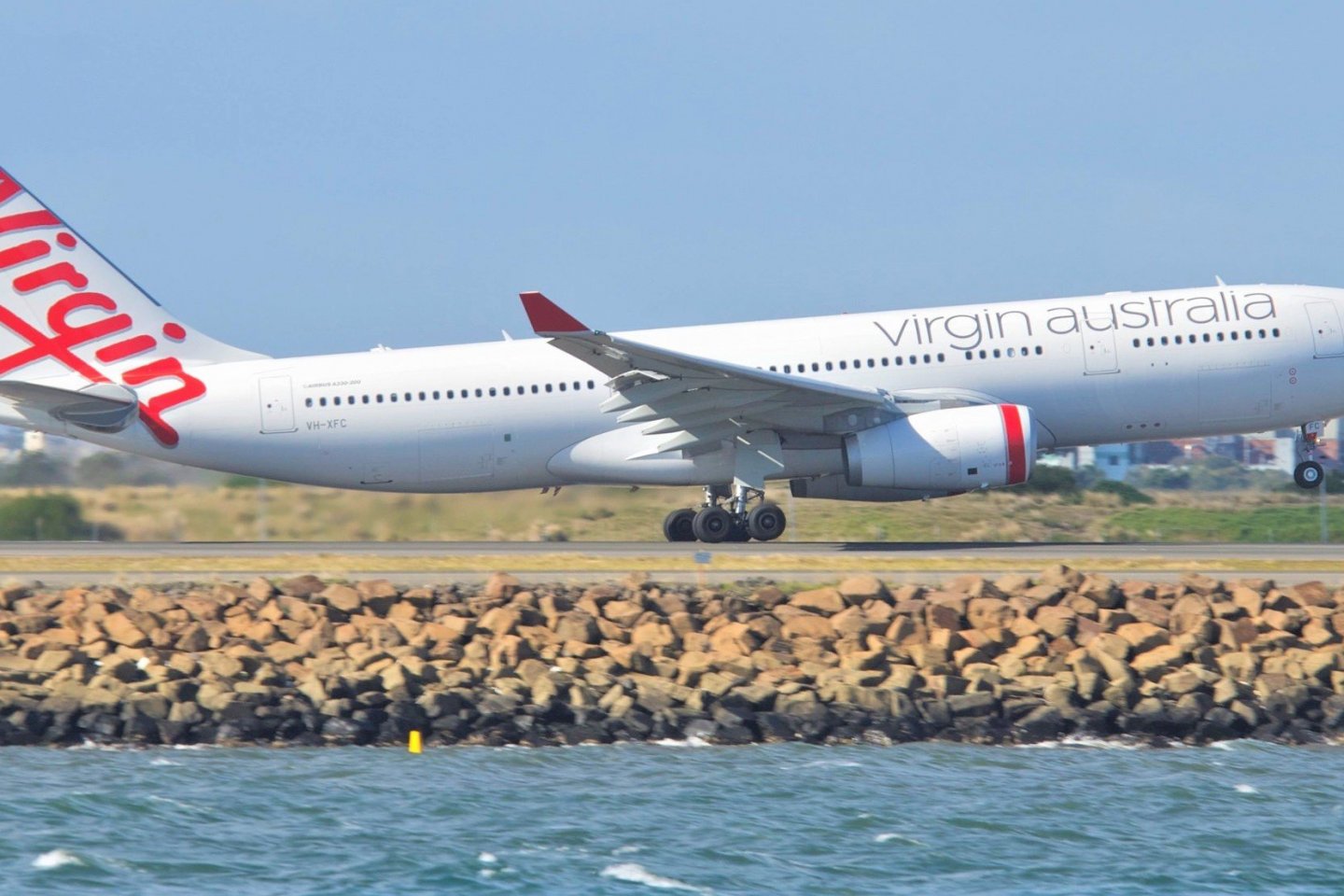Virgin Australia\'s A330 service from Tokyo Haneda to Brisbane