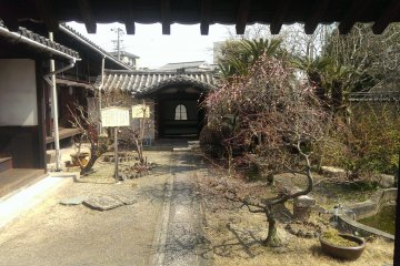 A tea house at Nanshu-ji once used by Sen-no-Rikyu