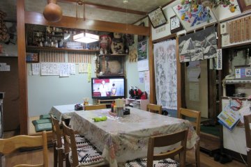 Family run restaurant in Yudanaka