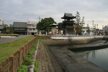 The old site where the ferries between Kuwana and Atsuta plied their trade.