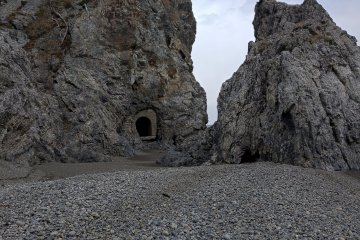 The entrance of the first tunnel