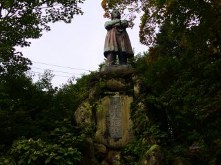 A statue of Itagaki Taisuke
