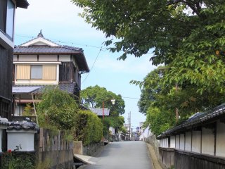 萩城下町の風景