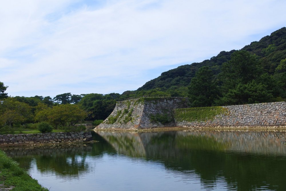萩城の石垣