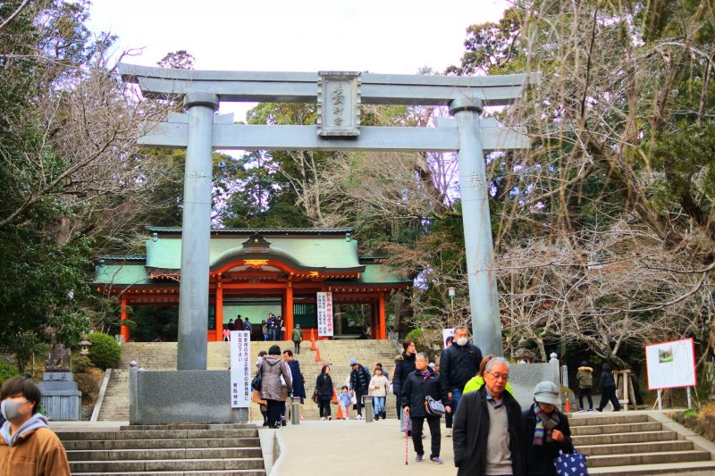The Torii of Katori Jingu Shrine
