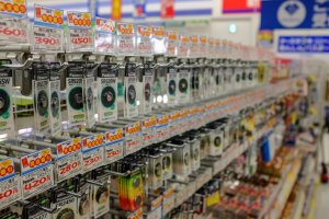 K's Denki is a fantastic place to find uncommon accessories and supplies such as batteries and power cords