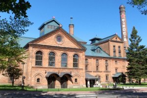 This beautiful red-brick building houses the Sapporo Beer Museum