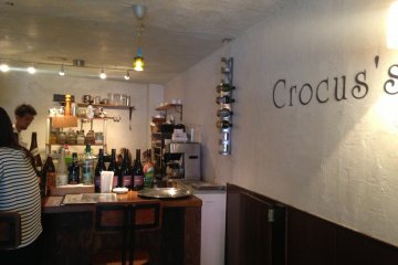 Open kitchen at Crocus's Deli
