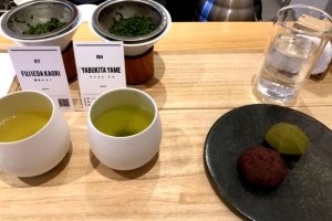 Tea Sampling at Tokyo Saryo