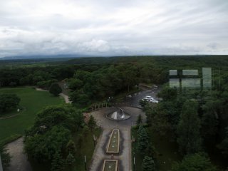 Công viên Midorigaoka khi nhìn từ trên cao