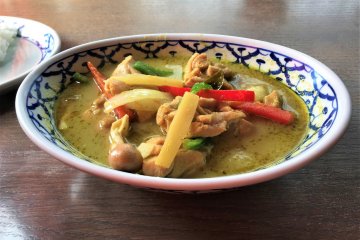 Curry made with Agu pork is also popular here.  Agu was imported from China in the 1400s, a slow growing pig valued for its marbling, sweetness and unami, with only one quarter of the cholesterol compared with standard pork, but with plenty of collagen.