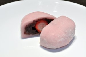 Delicious ichigo daifuku is a must-try during the winter months
