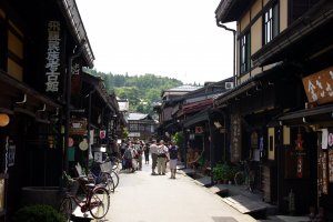Takayama is tucked away in the mountains of Gifu