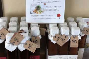 The farmers produce all kinds of ume products, like ume sauces