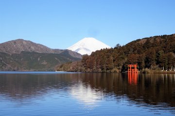 The Fuji-Hakone National Park offers the iconic view of Mount Fuji in clear water, plus a lot of forest