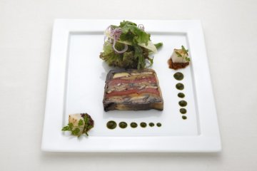 Chef Matsuura's specialty, terrine.