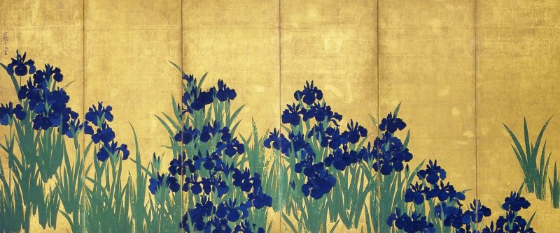 Irises by Korin Ogata