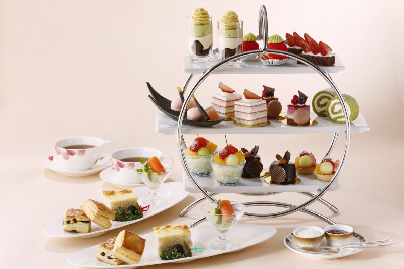 The fairy plate afternoon tea is filled with a range of sweet and savory delights