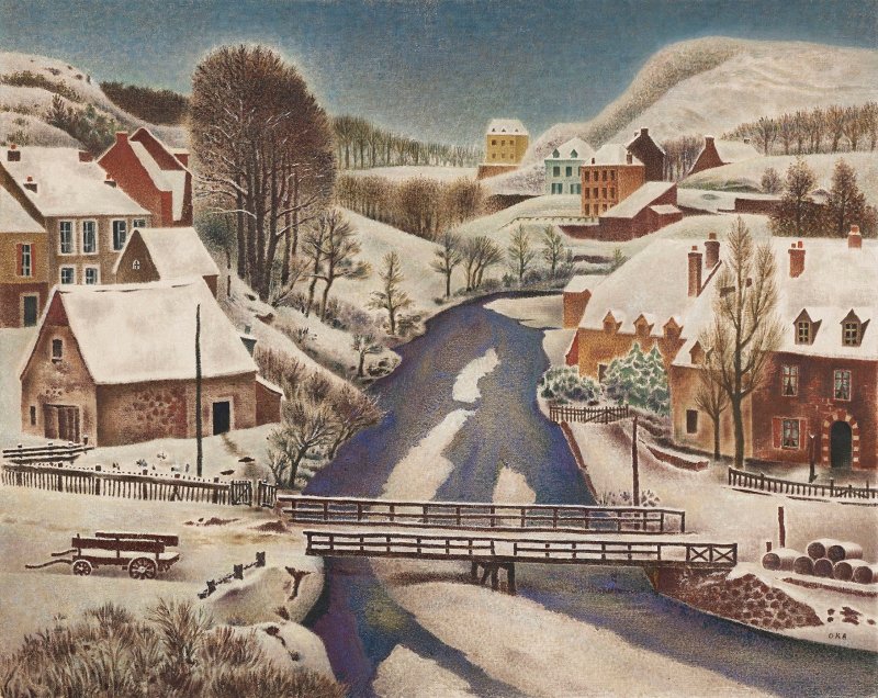 Shikanosuke Oka's "Snow Cover" (1935)