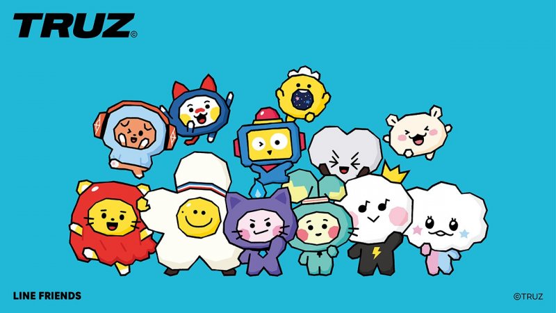 The Truz characters were created for the LINE app