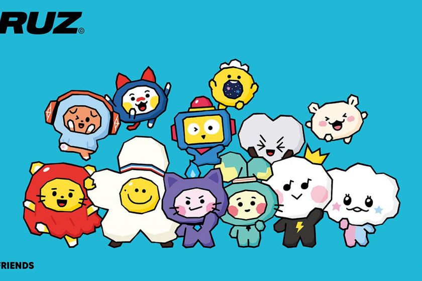 The Truz characters were created for the LINE app