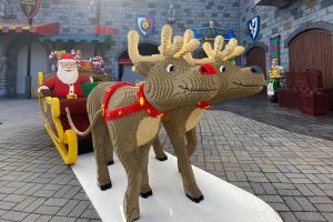 Along with the giant Lego Christmas tree, there will be other themed Lego decorations