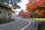 A Foggy Autumn Day at Aizuwakamatsu Castle