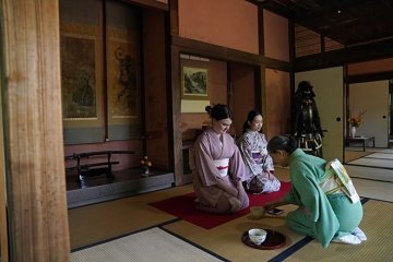 Step into the past with a traditional tea ceremony