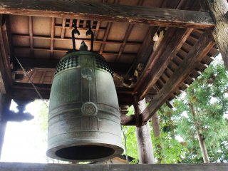 Large bell in a Buddhist temple