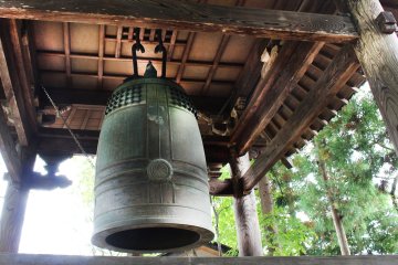 Large bell in a Buddhist temple