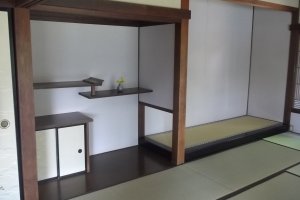 Alcoves in a Japanese style room