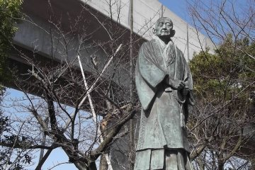 A statue near the station