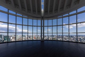 Panoramic views from Tokyo City View