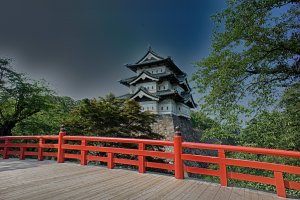 Le château d'Hirosaki