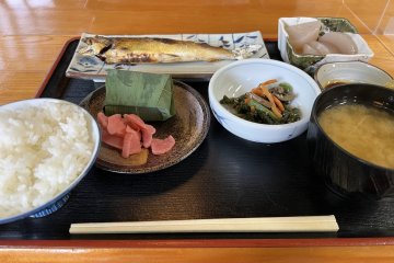 Ayu sweetfish lunch (Ayu Teisyoku, 鮎定食) ¥1,300